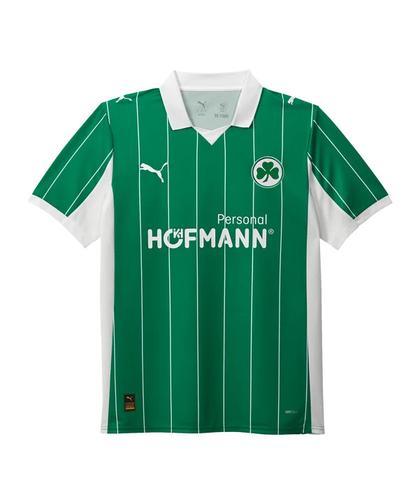 puma spvgg greuther fürth udebanetrøje 20252026 børnegrøn f02